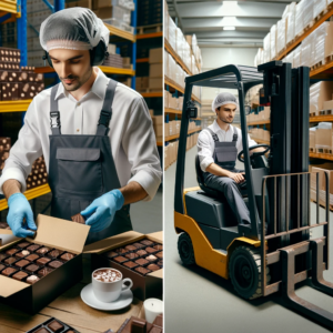 Leiharbeiter Schokoladen-Lagerhelfer gesucht